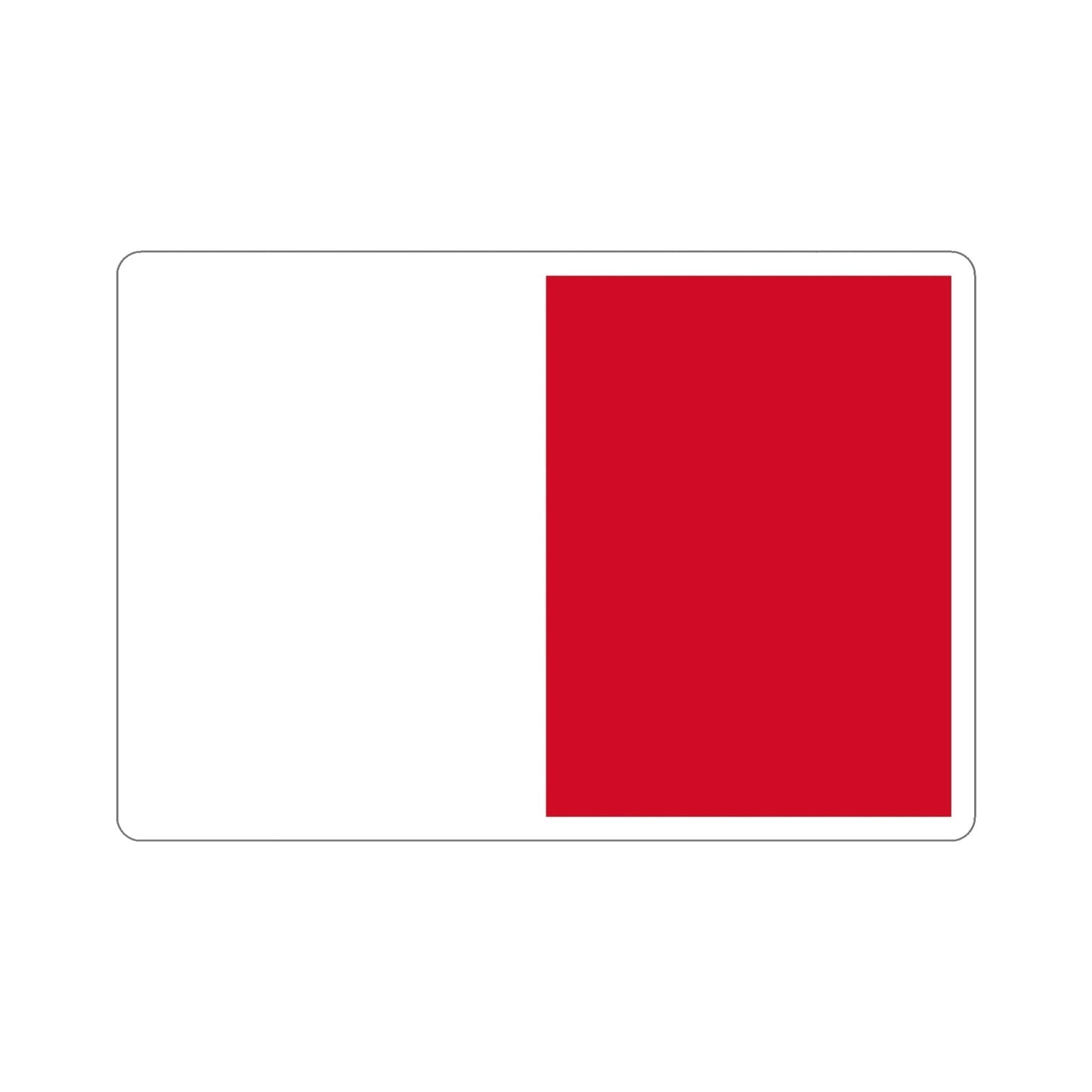 Flag of Mdina Malta STICKER Vinyl Die-Cut Decal-6 Inch-The Sticker Space