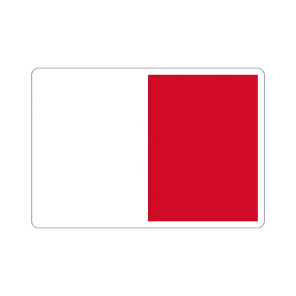 Flag of Mdina Malta STICKER Vinyl Die-Cut Decal-6 Inch-The Sticker Space