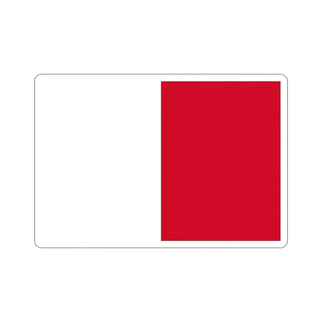 Flag of Mdina Malta STICKER Vinyl Die-Cut Decal 6 Inch - The Sticker Space