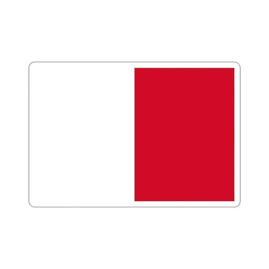 Flag of Mdina Malta STICKER Vinyl Die-Cut Decal 6 Inch - The Sticker Space