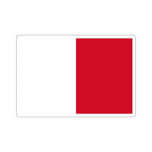 Flag of Mdina Malta STICKER Vinyl Die-Cut Decal-6 Inch-The Sticker Space