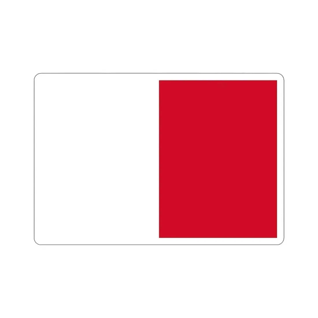 Flag of Mdina Malta STICKER Vinyl Die-Cut Decal - The Sticker Space