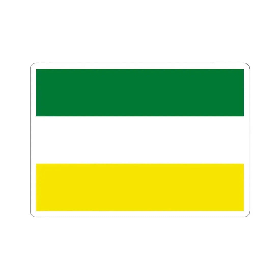 Flag of Mecapaca Bolivia (Bolivia) STICKER Vinyl Kiss-Cut Decal 3 Inch White - The Sticker Space