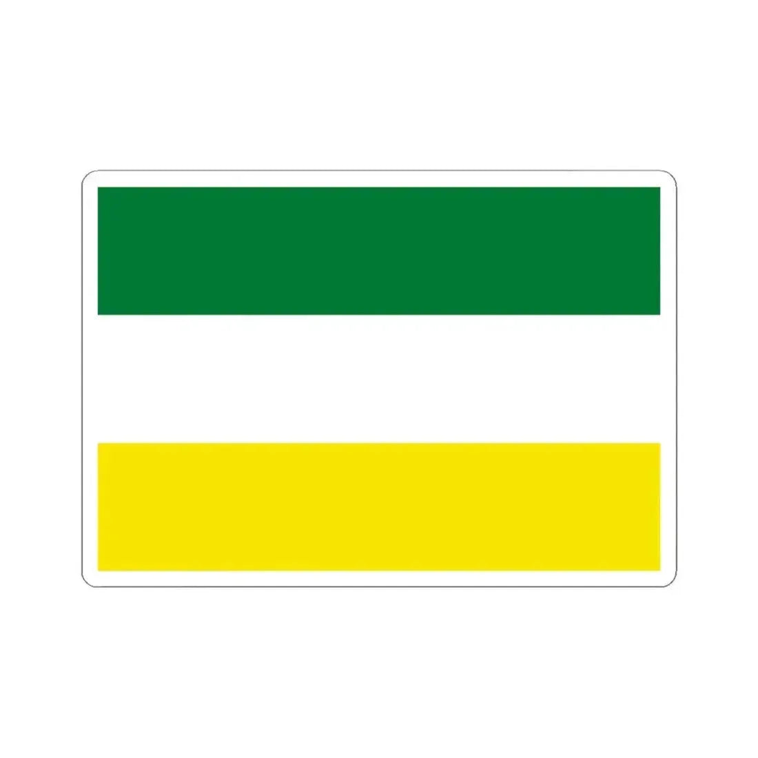 Flag of Mecapaca Bolivia (Bolivia) STICKER Vinyl Kiss-Cut Decal 4 Inch White - The Sticker Space