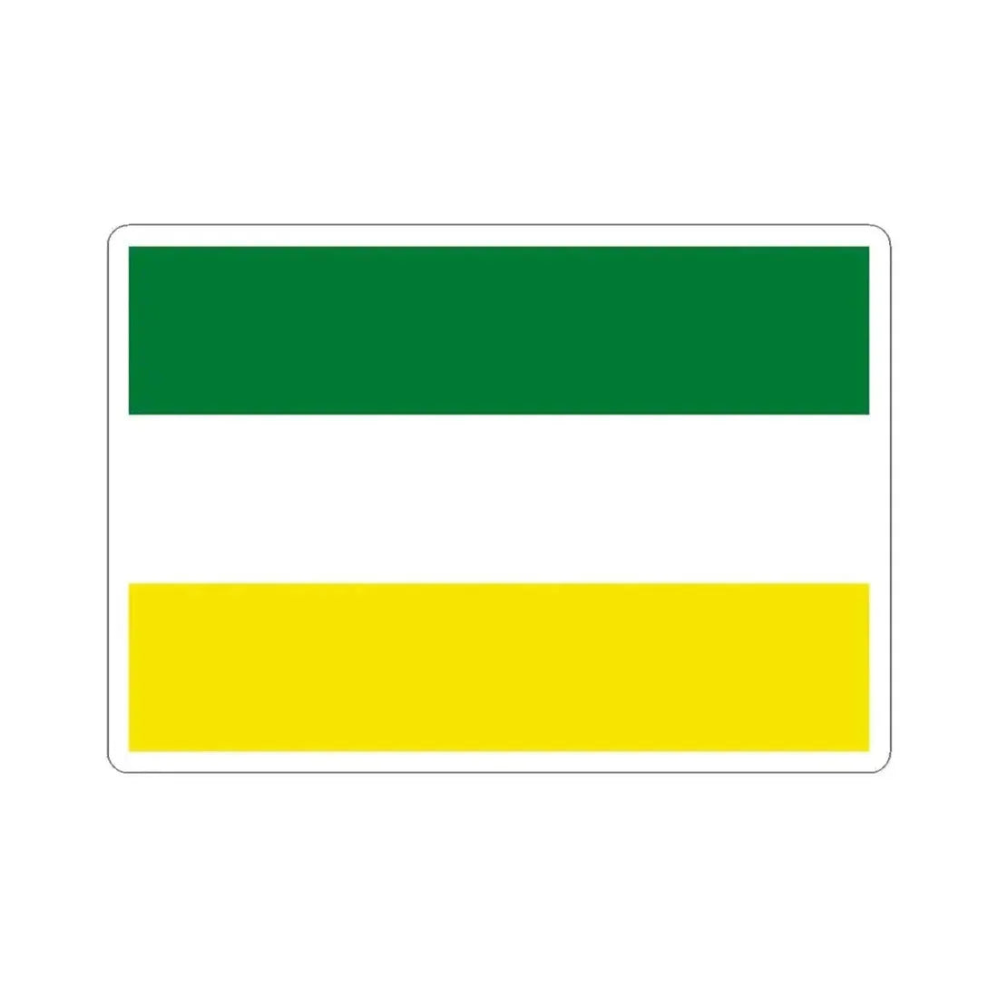 Flag of Mecapaca Bolivia (Bolivia) STICKER Vinyl Kiss-Cut Decal 6 Inch White - The Sticker Space