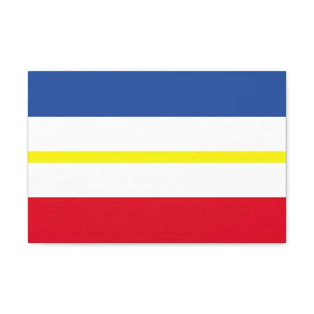 Flag of Mecklenburg Vorpommern Germany - Canvas Wall Art 18″ x 12″ 1.25" - The Sticker Space