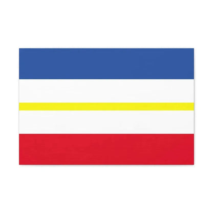 Flag of Mecklenburg Vorpommern Germany - Canvas Wall Art 24″ x 16″ 1.25" - The Sticker Space