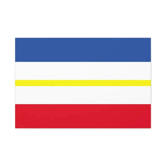 Flag of Mecklenburg Vorpommern Germany - Canvas Wall Art 36" x 24" 1.25" - The Sticker Space