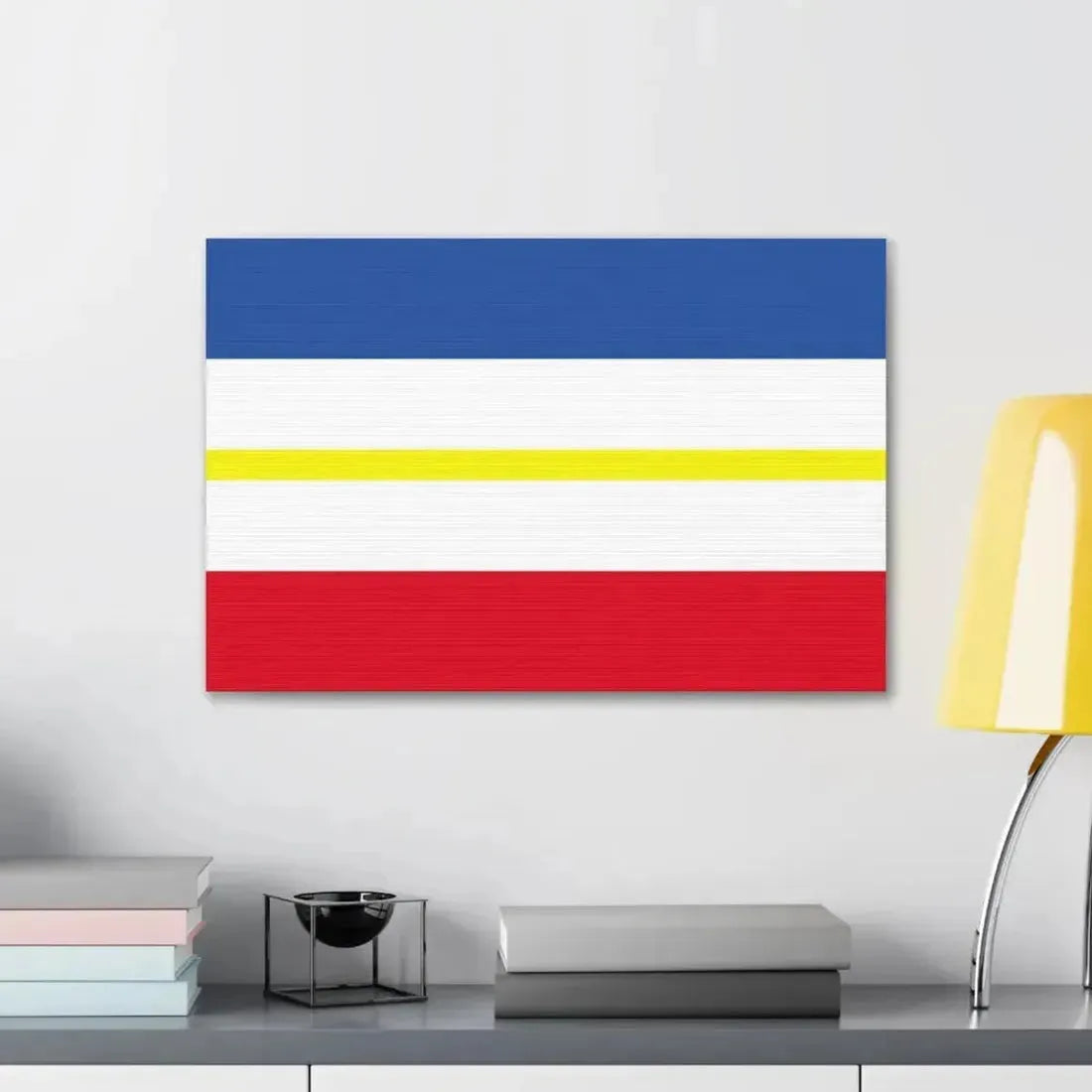 Flag of Mecklenburg Vorpommern Germany - Canvas Wall Art - The Sticker Space