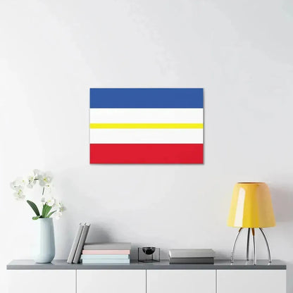 Flag of Mecklenburg Vorpommern Germany - Canvas Wall Art - The Sticker Space