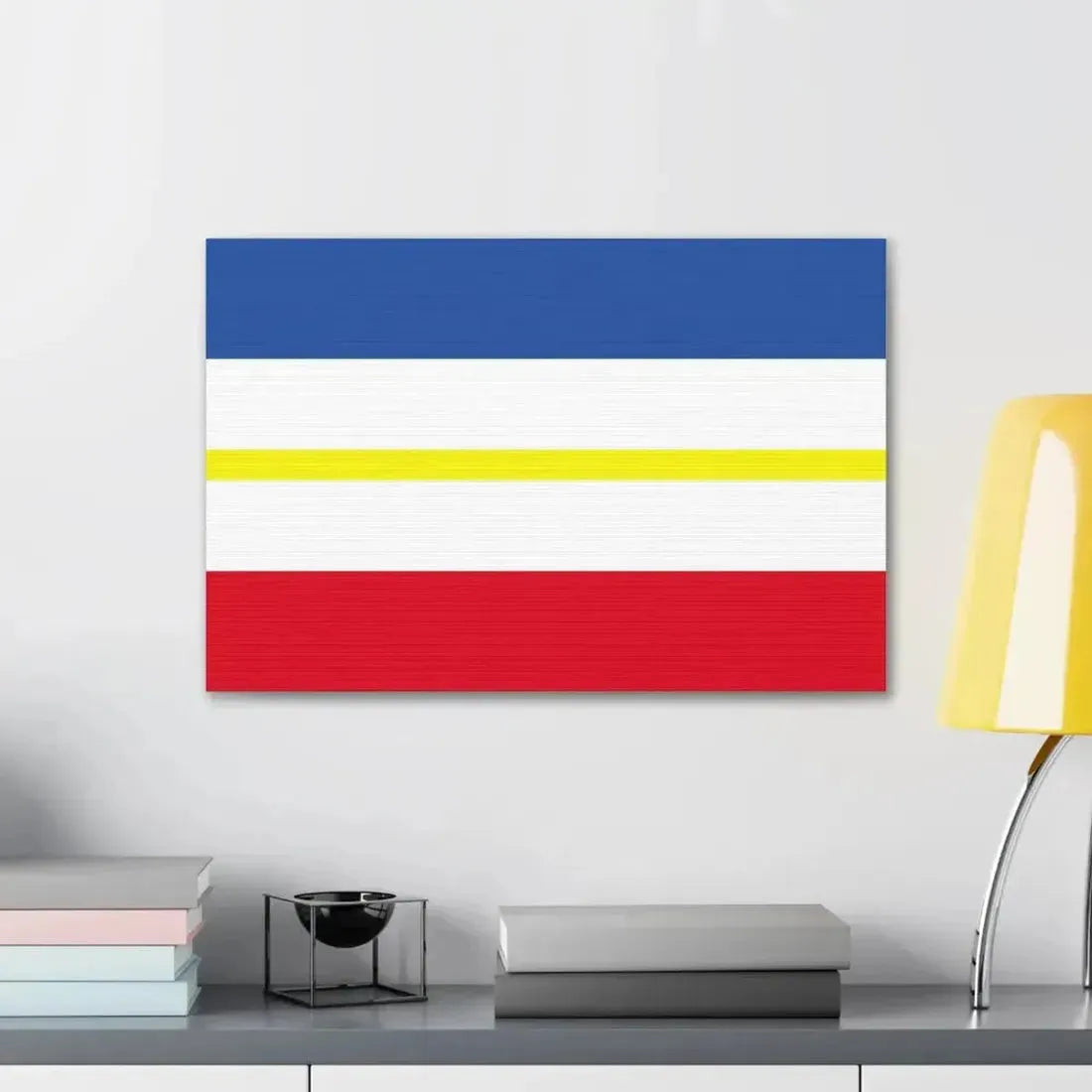 Flag of Mecklenburg Vorpommern Germany - Canvas Wall Art - The Sticker Space