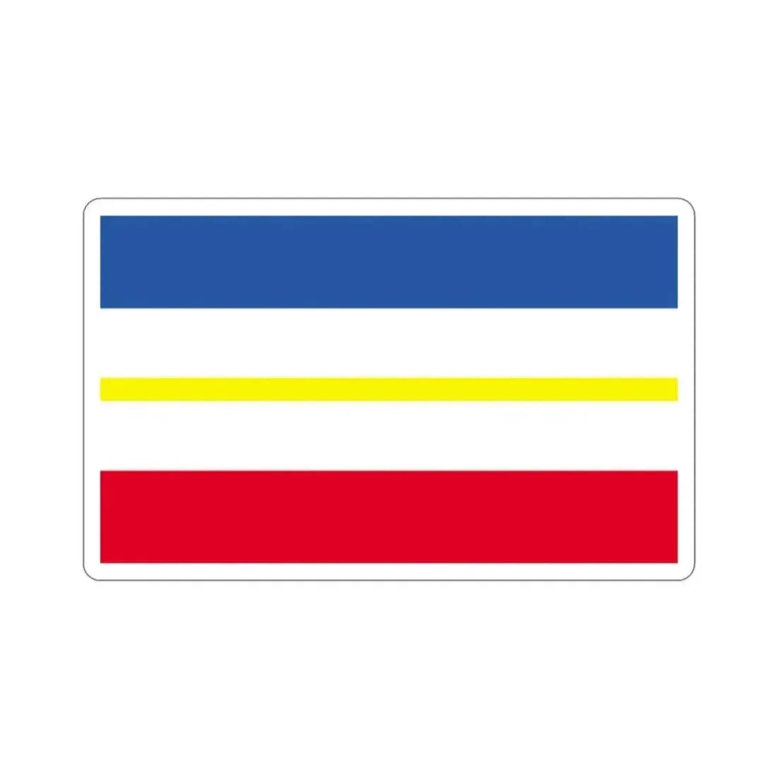 Flag of Mecklenburg Vorpommern Germany STICKER Vinyl Die-Cut Decal 2 Inch - The Sticker Space