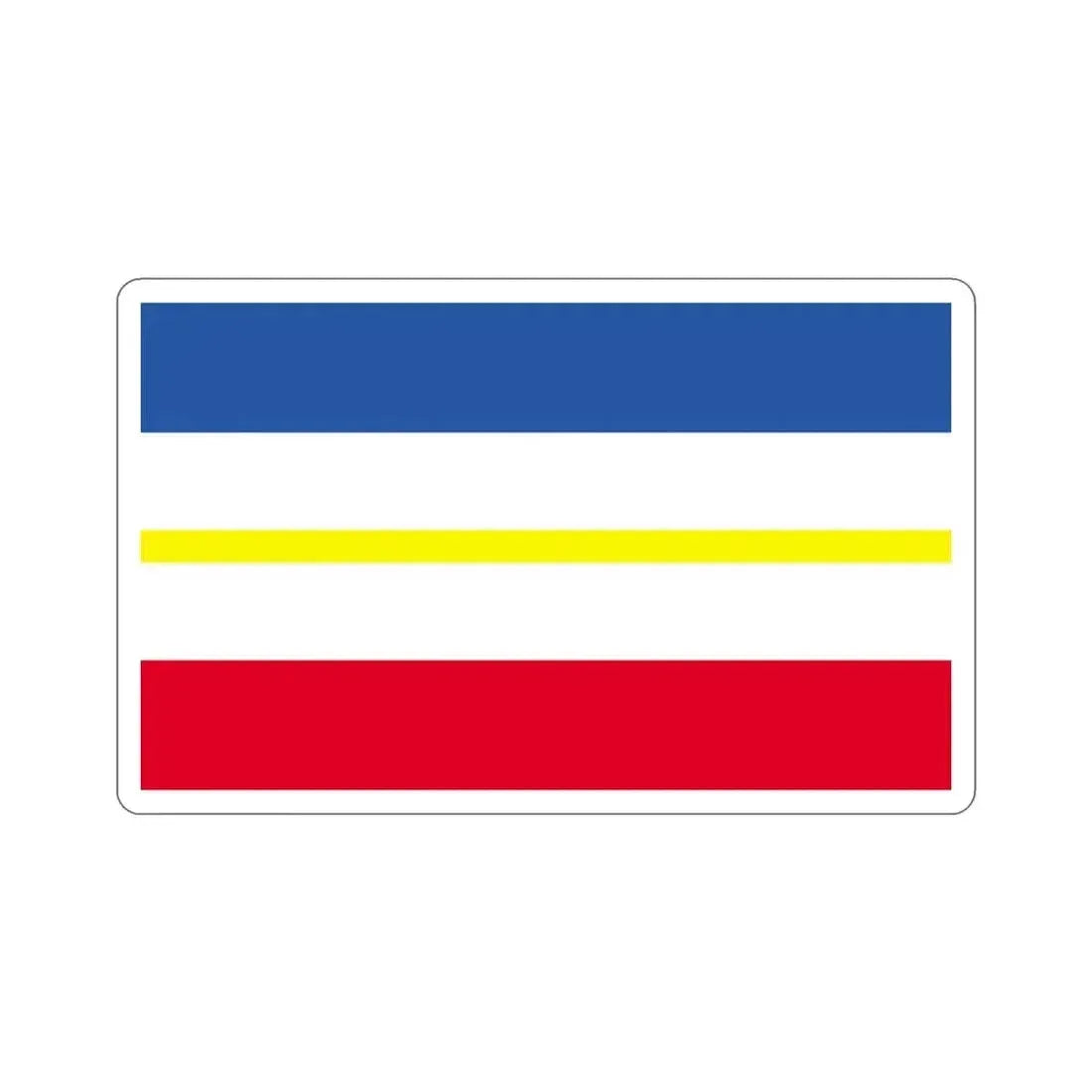 Flag of Mecklenburg Vorpommern Germany STICKER Vinyl Die-Cut Decal 3 Inch - The Sticker Space
