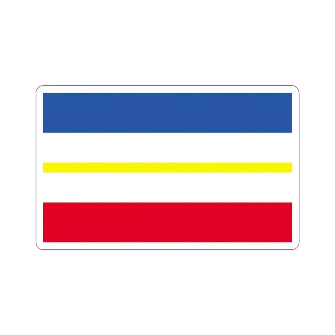 Flag of Mecklenburg Vorpommern Germany STICKER Vinyl Die-Cut Decal 5 Inch - The Sticker Space