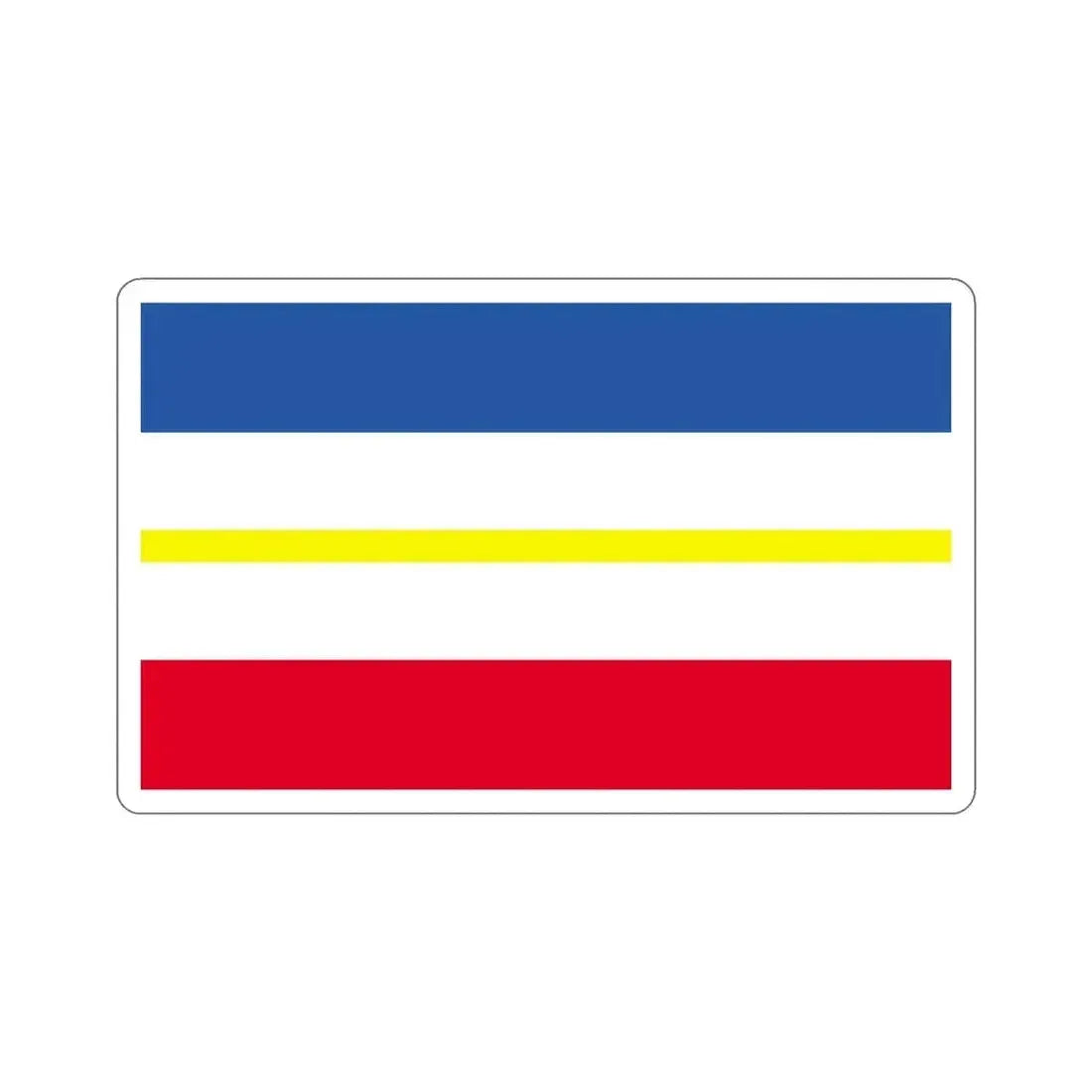 Flag of Mecklenburg Vorpommern Germany STICKER Vinyl Die-Cut Decal 6 Inch - The Sticker Space