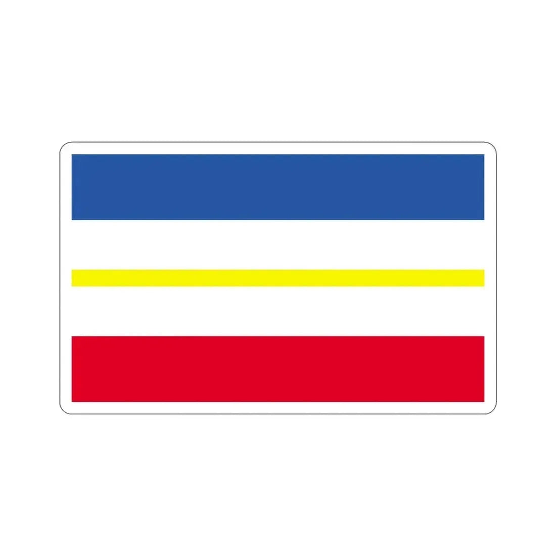 Flag of Mecklenburg Vorpommern Germany STICKER Vinyl Die-Cut Decal - The Sticker Space