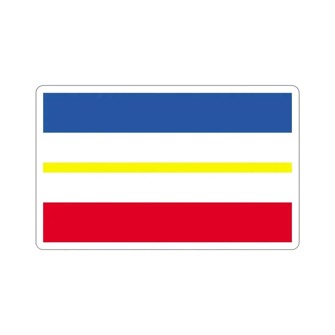 Flag of Mecklenburg Vorpommern Germany STICKER Vinyl Die-Cut Decal - The Sticker Space