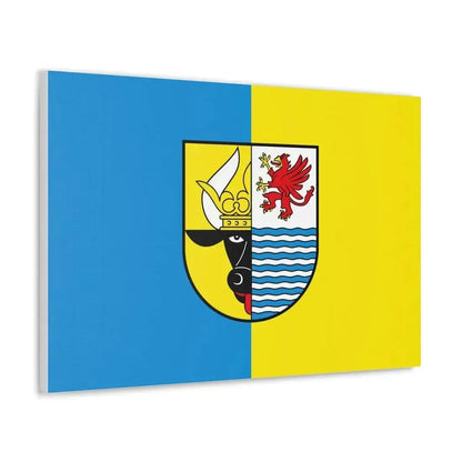 Flag of Mecklenburgische Seenplatte Germany - Canvas Wall Art - The Sticker Space