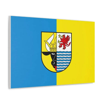 Flag of Mecklenburgische Seenplatte Germany - Canvas Wall Art - The Sticker Space