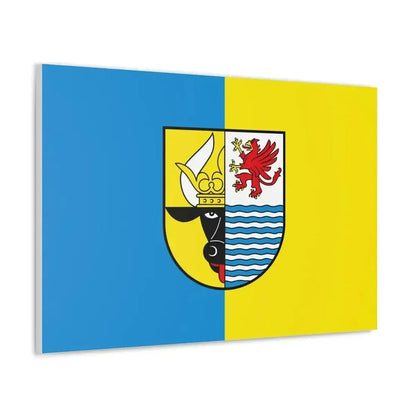 Flag of Mecklenburgische Seenplatte Germany - Canvas Wall Art - The Sticker Space