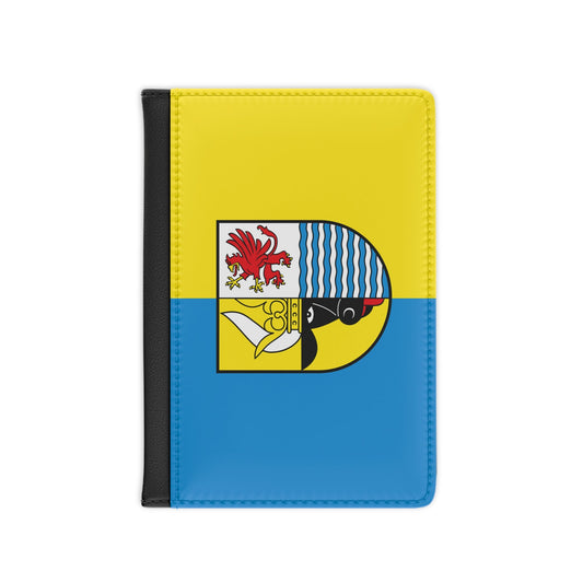 Flag of Mecklenburgische Seenplatte Germany - Passport Holder-3.9" x 5.8"-The Sticker Space