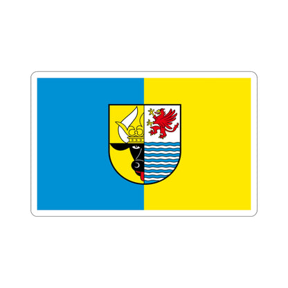 Flag of Mecklenburgische Seenplatte Germany STICKER Vinyl Die-Cut Decal-3 Inch-The Sticker Space