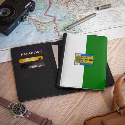 Flag of Medellín Colombia - Passport Holder-3.9" x 5.8"-The Sticker Space