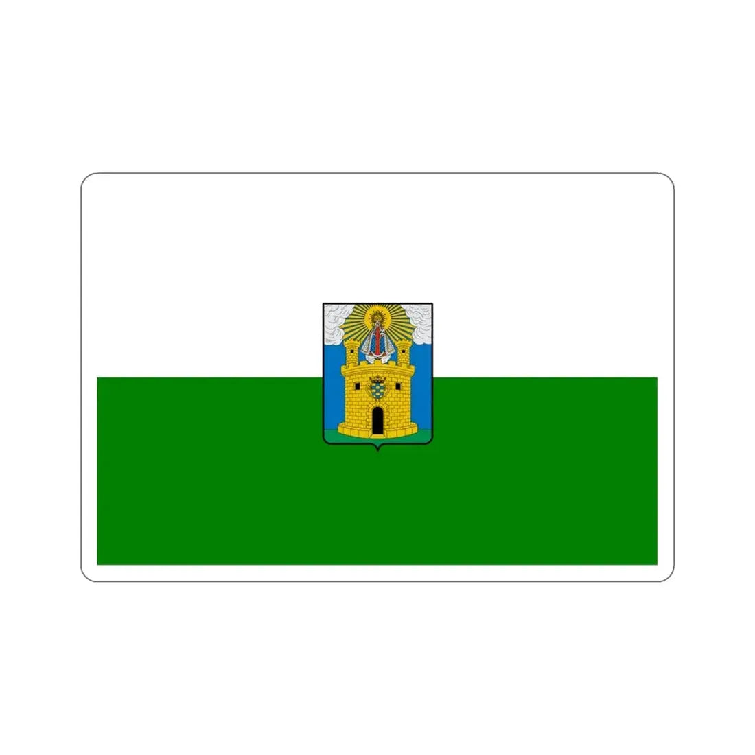 Flag of Medellín Colombia STICKER Vinyl Die-Cut Decal 4 Inch - The Sticker Space