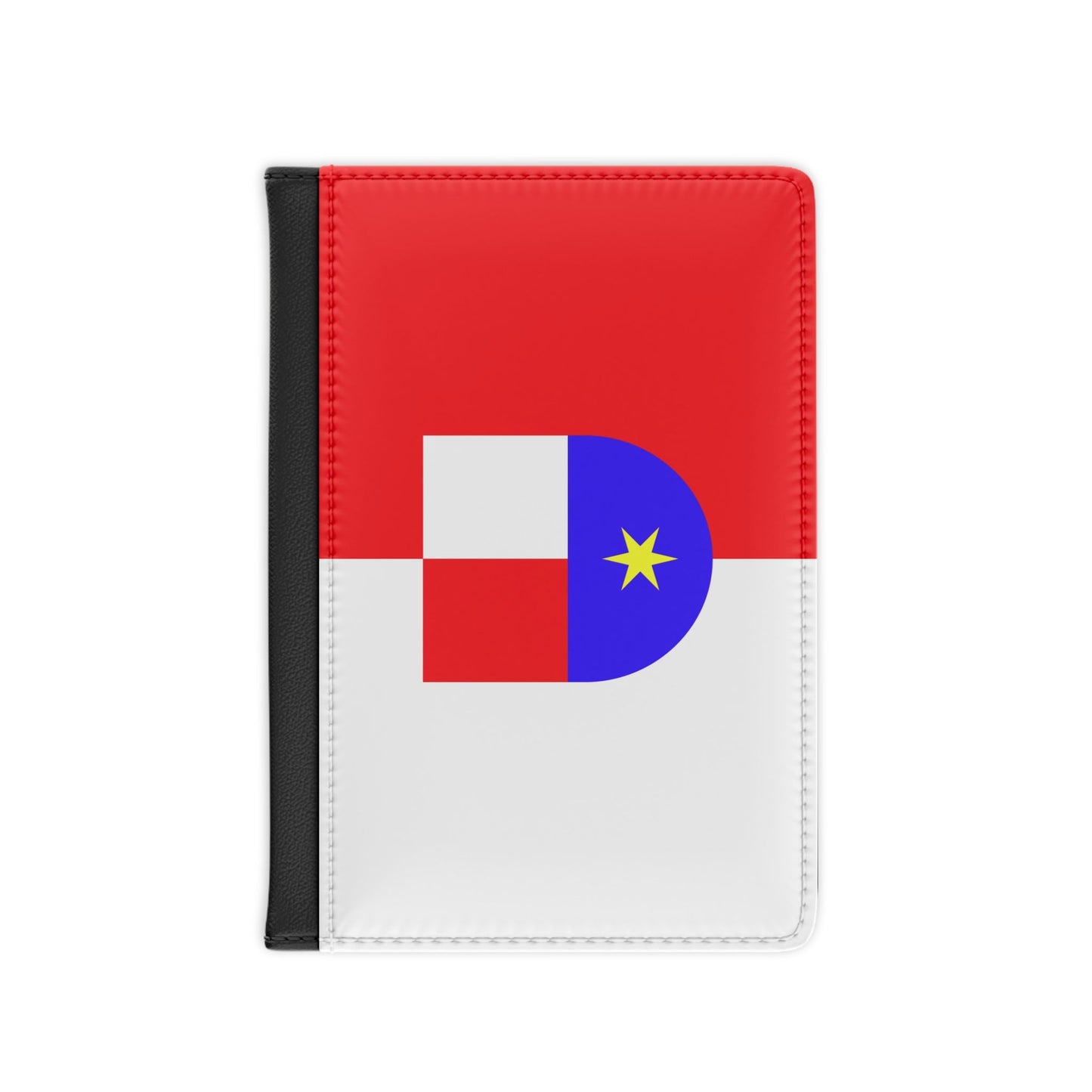 Flag of Međimurje County Croatia - Passport Holder-3.9" x 5.8"-The Sticker Space