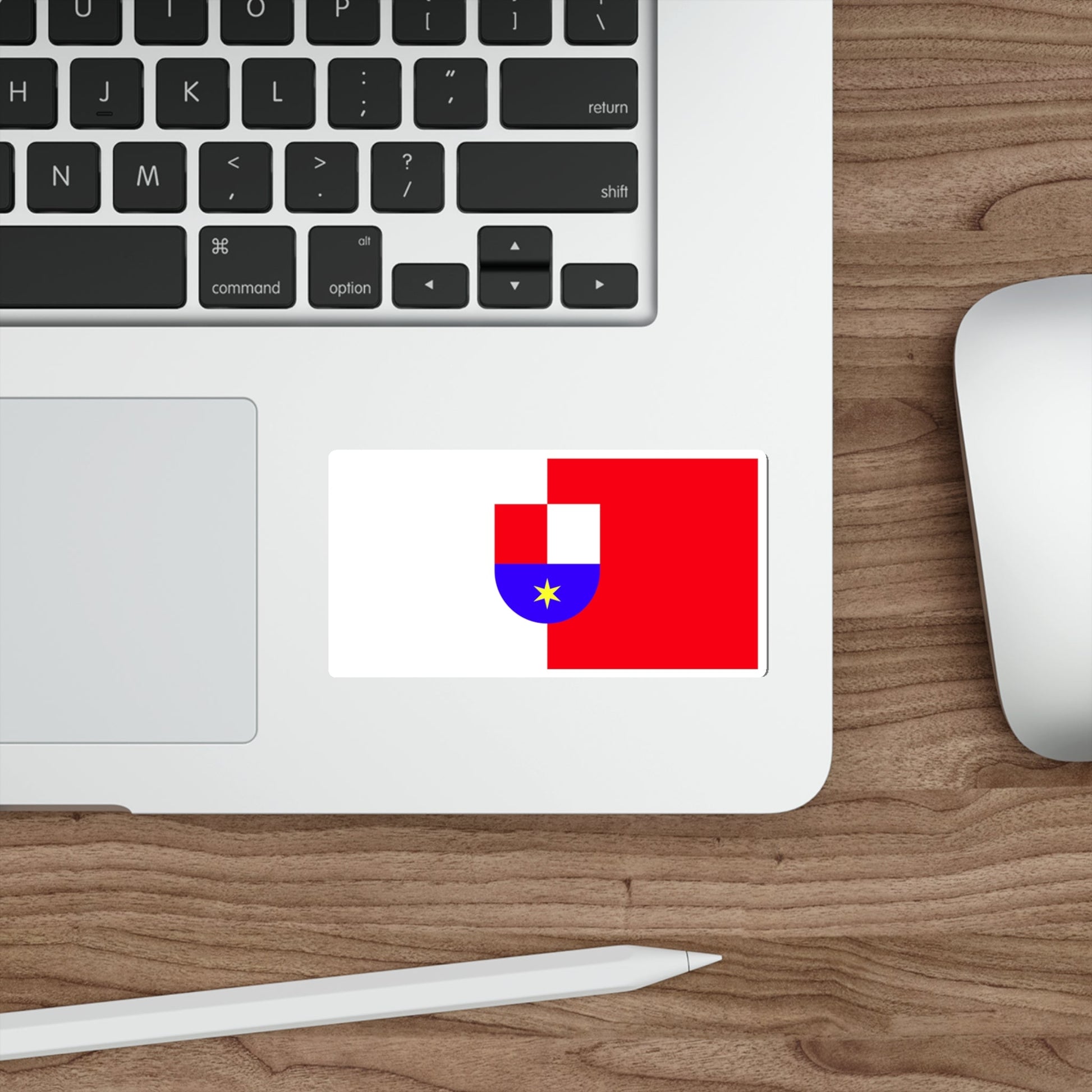 Flag of Međimurje County Croatia STICKER Vinyl Die-Cut Decal-The Sticker Space