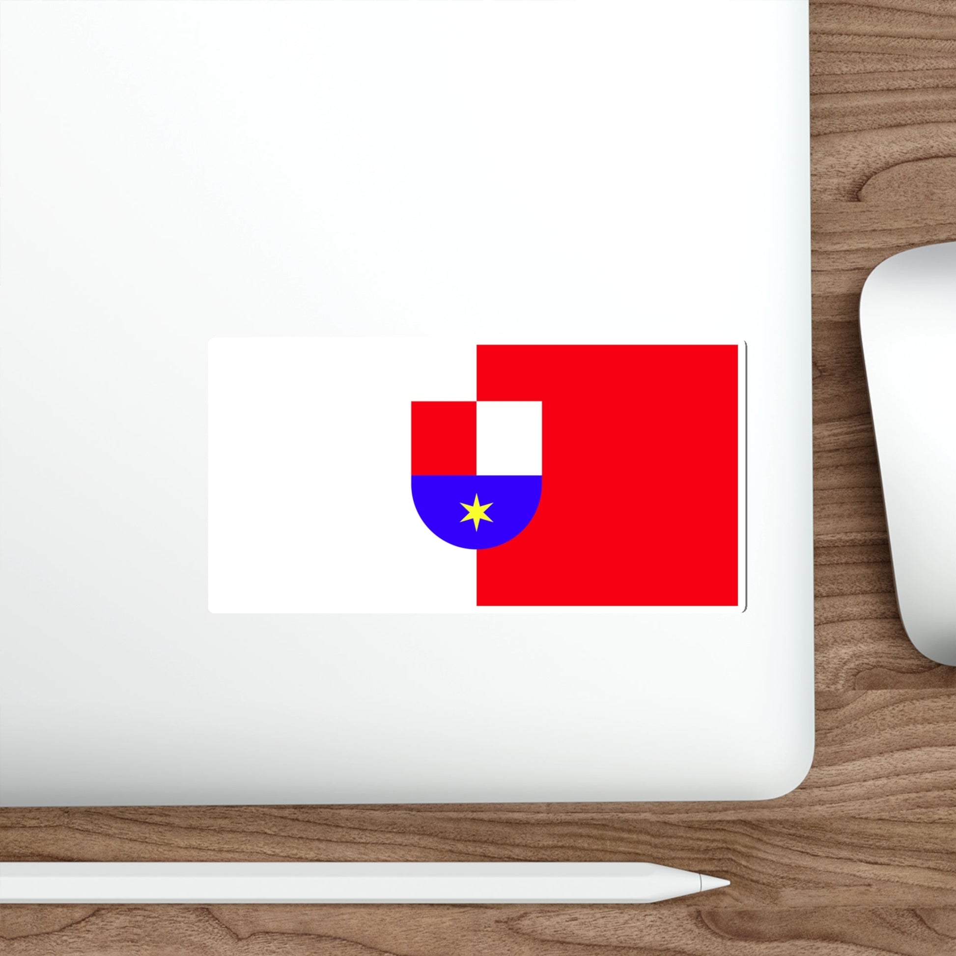 Flag of Međimurje County Croatia STICKER Vinyl Die-Cut Decal-The Sticker Space