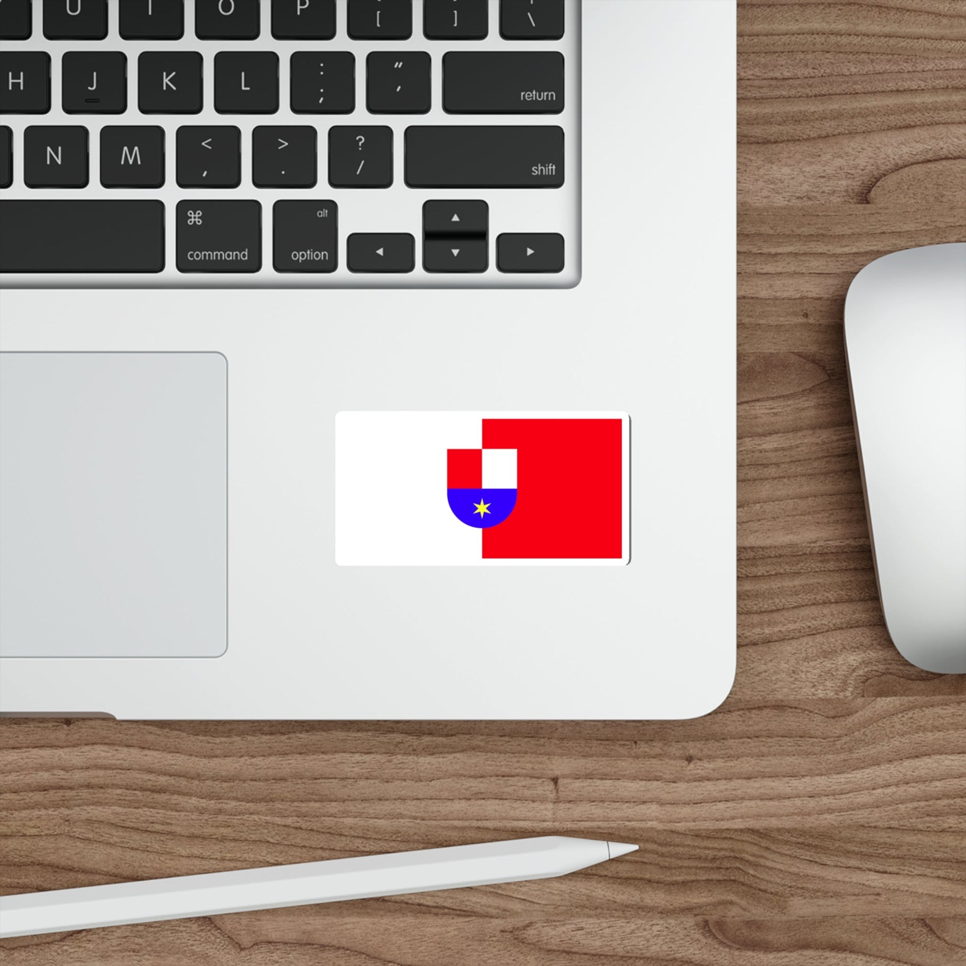 Flag of Međimurje County Croatia STICKER Vinyl Die-Cut Decal-The Sticker Space