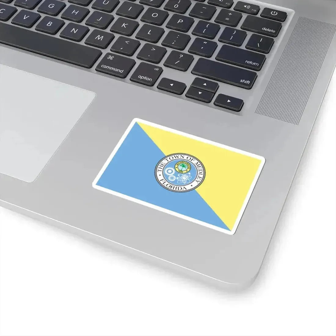 Flag of Medley Florida (United States) STICKER Vinyl Kiss-Cut Decal - The Sticker Space