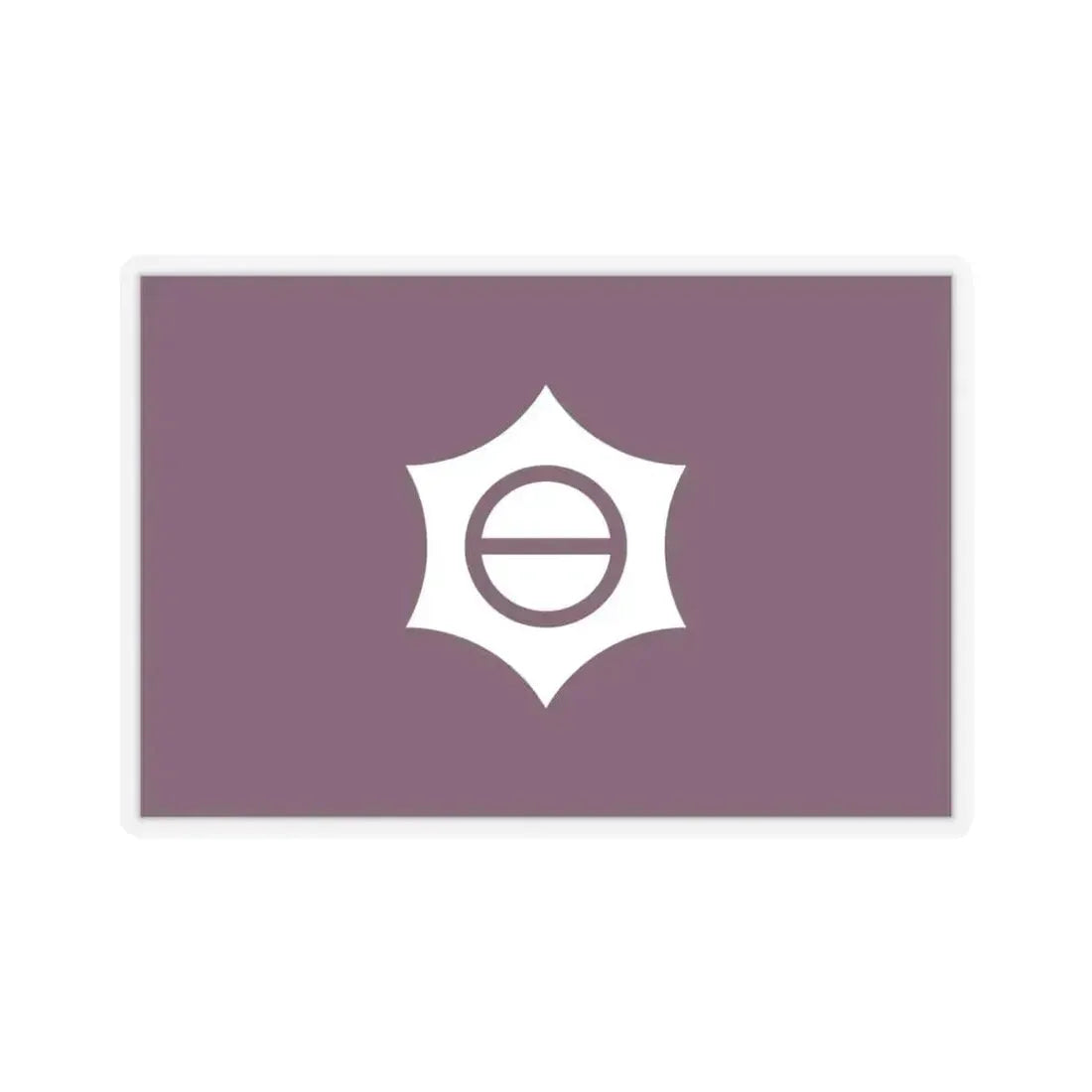 Flag of Meguro Tokyo Japan - STICKER Vinyl Kiss-Cut Decal 4 Inch Transparent - The Sticker Space