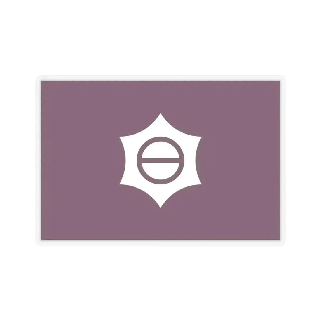 Flag of Meguro Tokyo Japan - STICKER Vinyl Kiss-Cut Decal 6 Inch Transparent - The Sticker Space