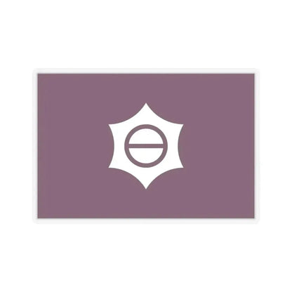 Flag of Meguro Tokyo Japan - STICKER Vinyl Kiss-Cut Decal 6 Inch Transparent - The Sticker Space