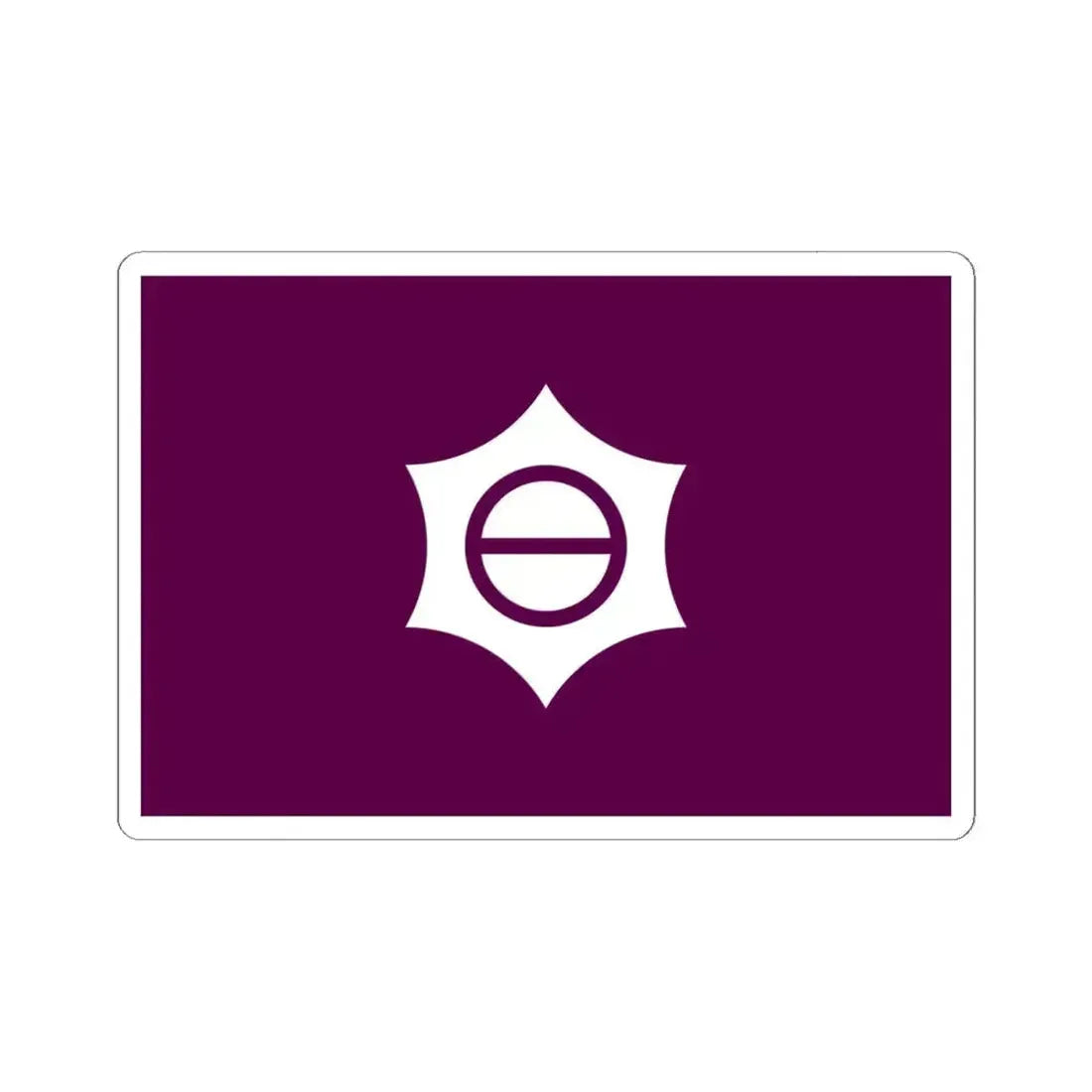 Flag of Meguro Tokyo Japan - STICKER Vinyl Kiss-Cut Decal 6 Inch White - The Sticker Space