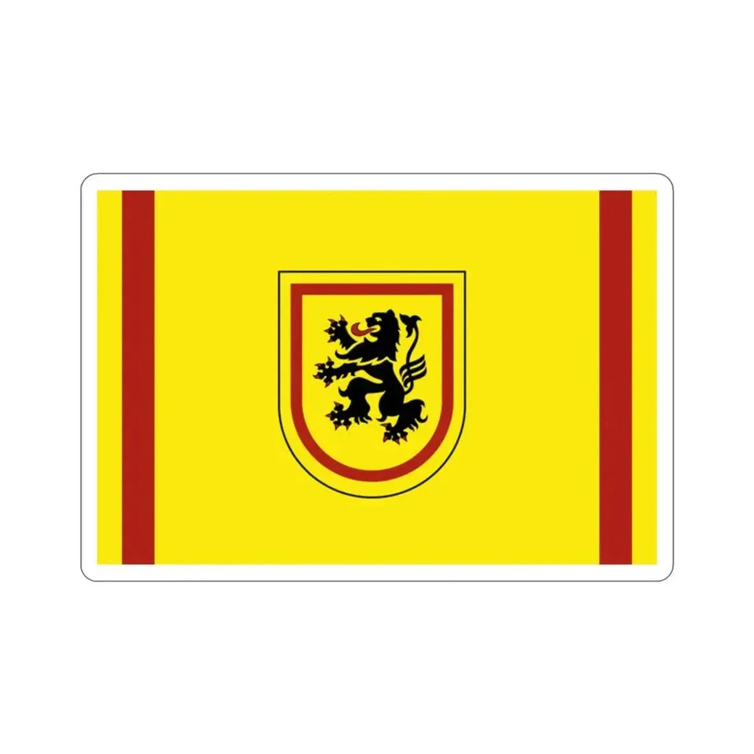 Flag of Meißen Germany STICKER Vinyl Die-Cut Decal 2 Inch - The Sticker Space
