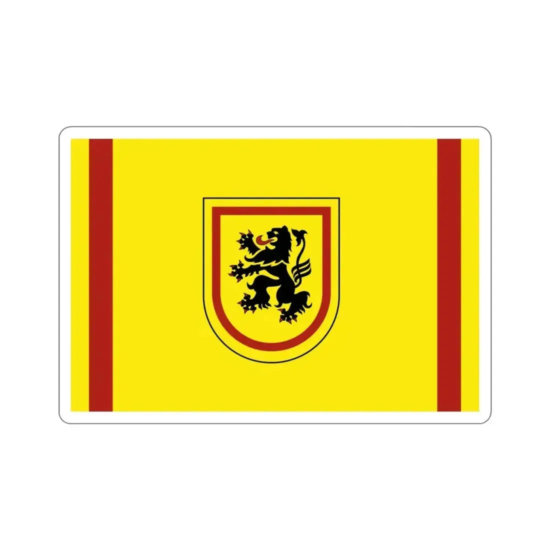 Flag of Meißen Germany STICKER Vinyl Die-Cut Decal 3 Inch - The Sticker Space