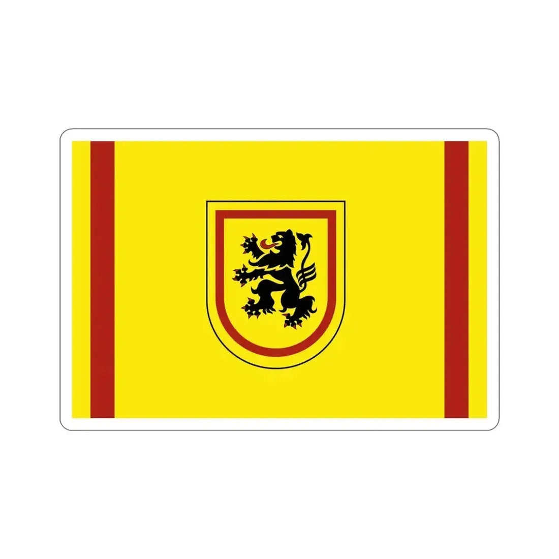 Flag of Meißen Germany STICKER Vinyl Die-Cut Decal 5 Inch - The Sticker Space