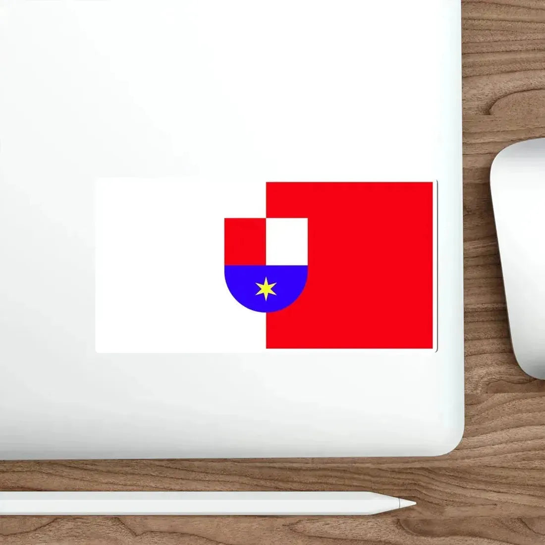 Flag of Međimurje County Croatia STICKER Vinyl Die-Cut Decal - The Sticker Space