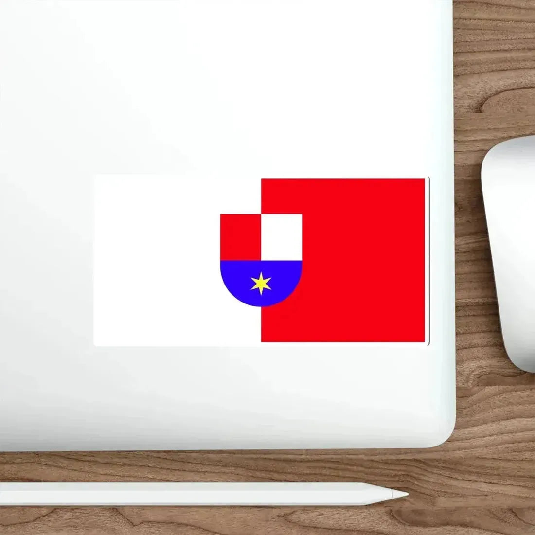 Flag of Međimurje County Croatia STICKER Vinyl Die-Cut Decal - The Sticker Space