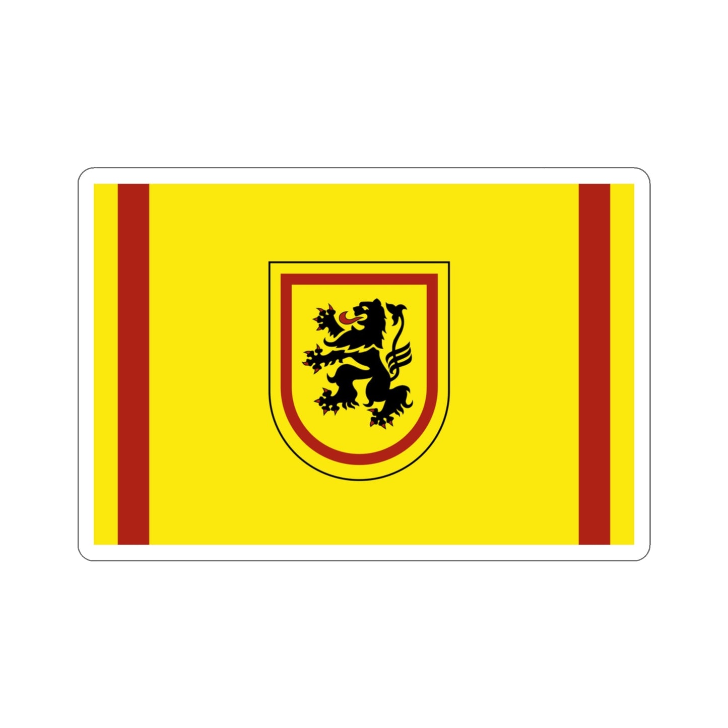 Flag of Meißen Germany STICKER Vinyl Die-Cut Decal-3 Inch-The Sticker Space