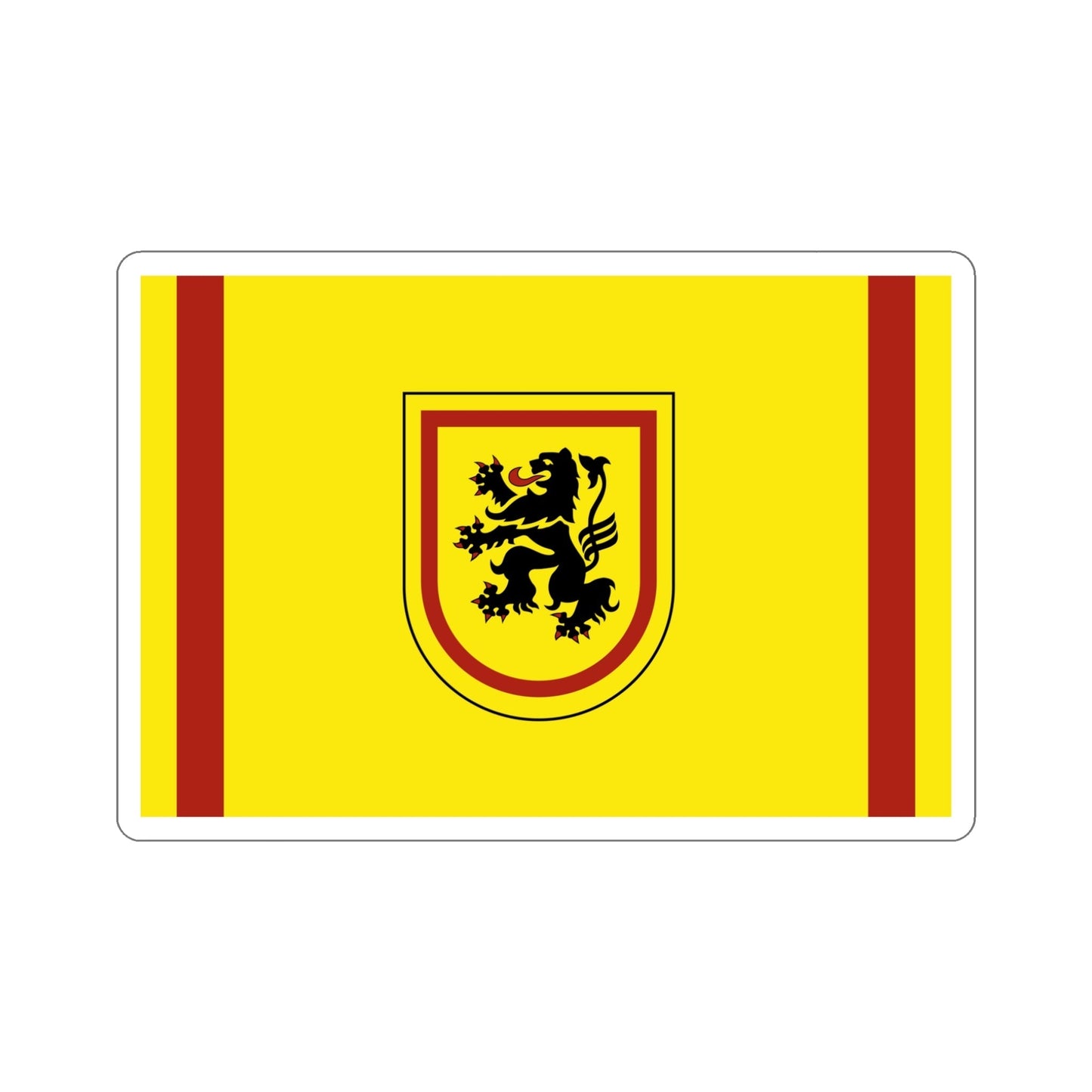 Flag of Meißen Germany STICKER Vinyl Die-Cut Decal-5 Inch-The Sticker Space