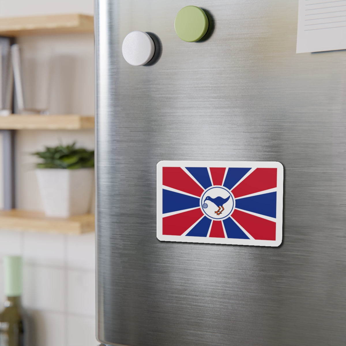 Flag of Melekeok Palau - Die-Cut Magnet-The Sticker Space