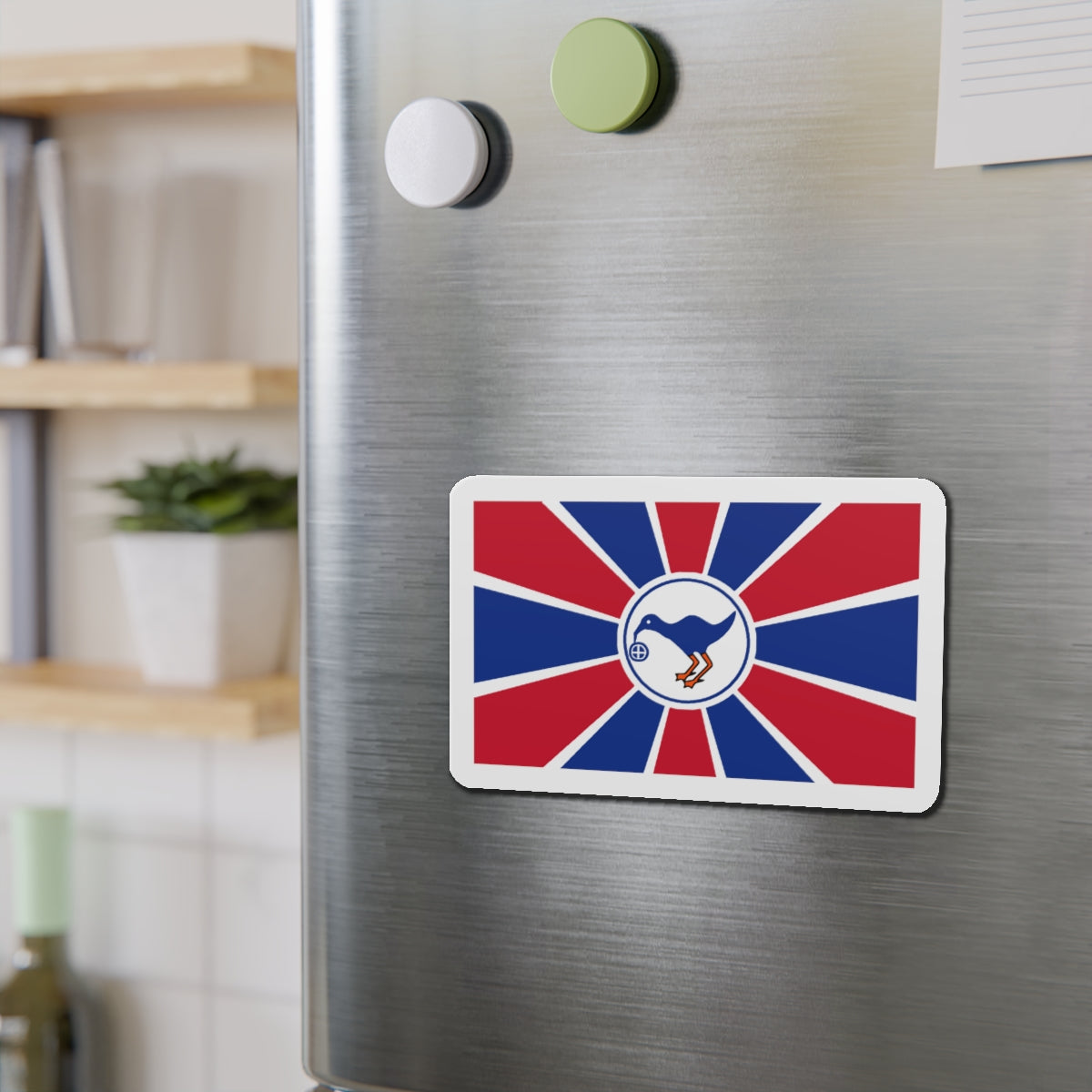 Flag of Melekeok Palau - Die-Cut Magnet-The Sticker Space