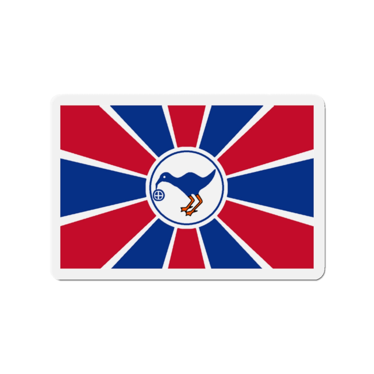 Flag of Melekeok Palau - Die-Cut Magnet-2" x 2"-The Sticker Space