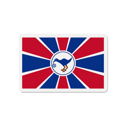 Flag of Melekeok Palau - Die-Cut Magnet-4" x 4"-The Sticker Space