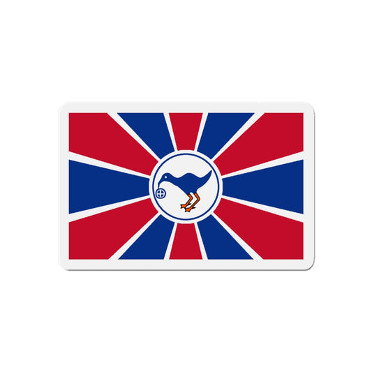 Flag of Melekeok Palau - Die-Cut Magnet-6 × 6"-The Sticker Space