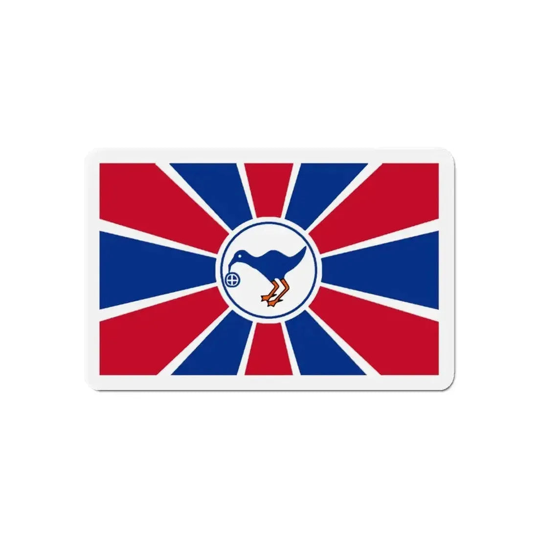 Flag of Melekeok Palau - Refrigerator Magnet - The Sticker Space